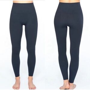 Spanx Look At Me Look Port Navy Leggings Size XS‎ Women